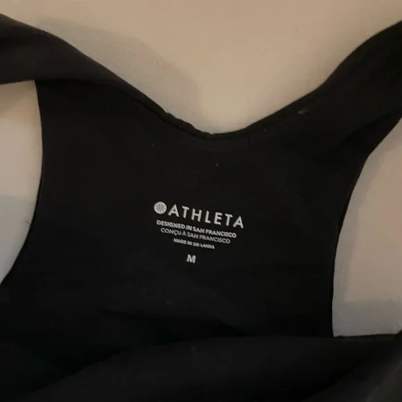 NWT ATHLETA Conscious Crop Top A-C in Black Size M - Picture 5 of 10
